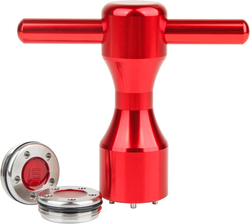FoFoFo Golf Putter Weights Compatible with Scotty Cameron 2pcs Red 5g/10g/15g/20g/25g/30g/35g/40g/45g with Wrench Kit Set Compatible with Titleist Scotty Cameron Putter Newport - Image 1